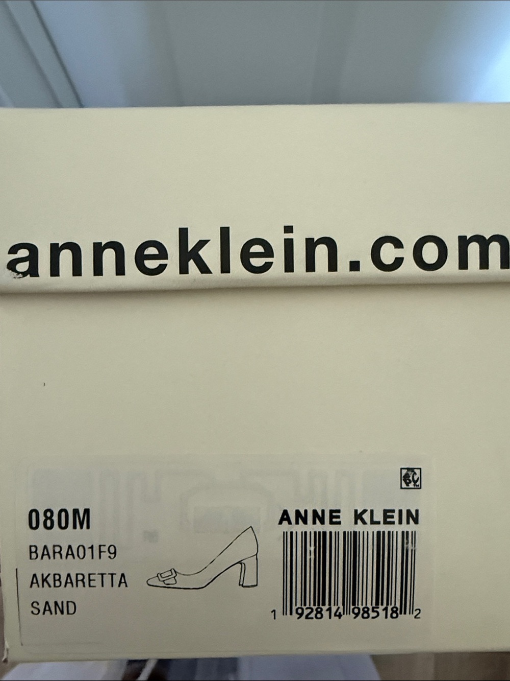 Anne Klein Women’s Bentley Buckle Block Heel Sz 8M New in Box Color San - Picture 5 of 5